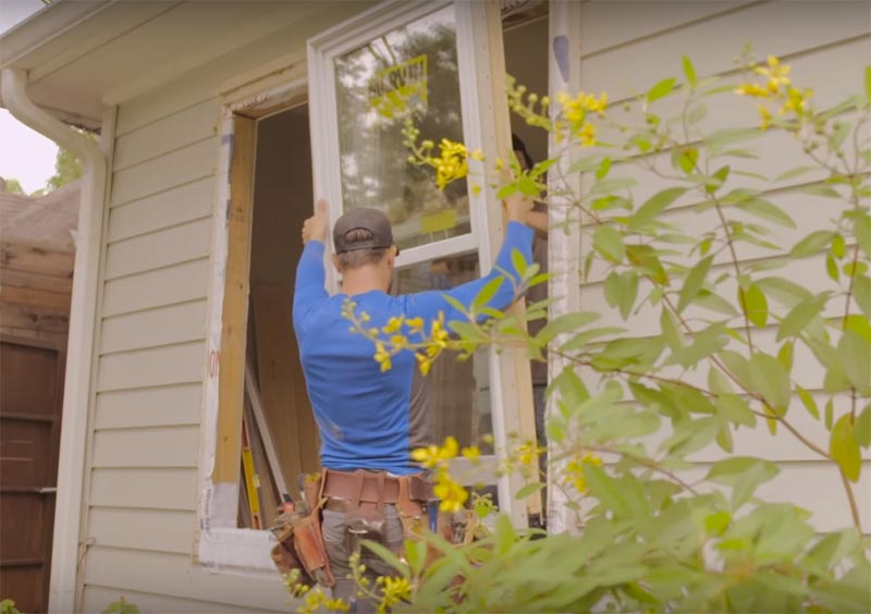 Windows replacing in an old house