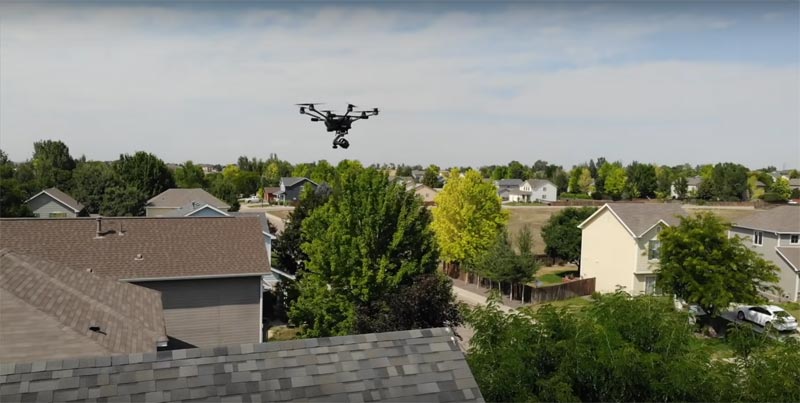 Roof inspection by drone
